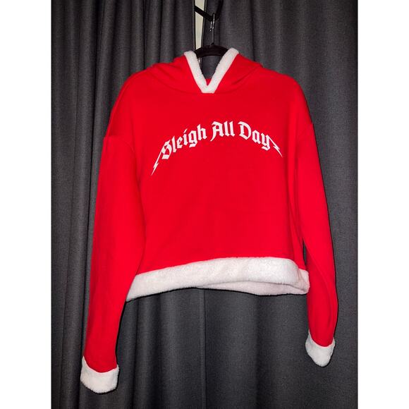Ugly Christmas Sweater Xmas Sweatshirt Crewneck Size Large - Picture 1 of 3